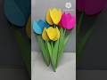 paper flowers | 🌷🌷🌷🌷 colour flowers |  paper flowers #flowercraft #diy #art #shortvideo #viral