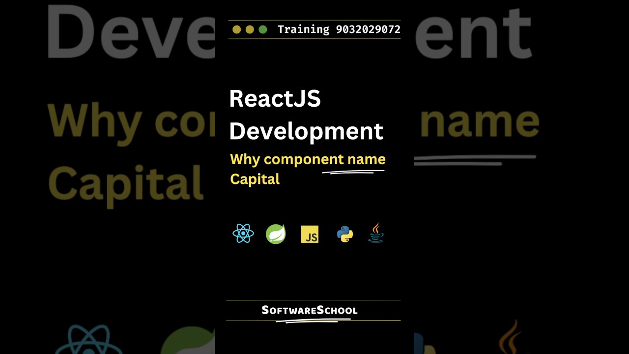 ReactJS Interview Question 🔥 Why Component Name Must Be Capital? | ReactJS Tutorial In Telugu