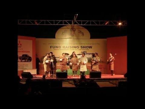 Ulap Lekhi sings in man and womans voice jamming along with Ugyen Panday Phurba Thinley and others