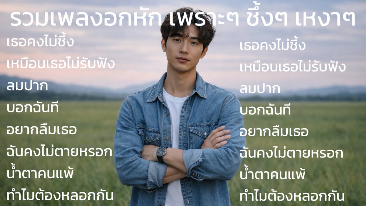 รวมเพลงอกหักเพราะๆ ชึ้งๆ เหงาๆ