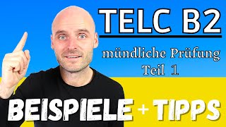 TELC B2 mündliche Prüfung Teil 1 | 6 WICHTIGE Tipps + Beispiel