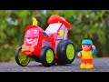 Remote Control Cartoon Tractor And Double Sided RC Truck Unboxing & Testing - Redkash Tv