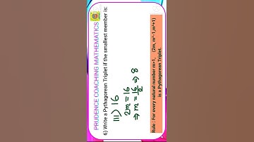 Write a Pythagorean Triplet if the smallest member is 16