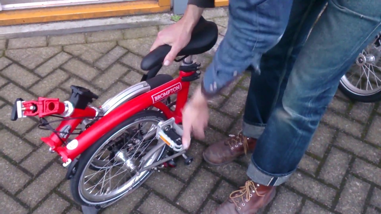 SpedDial smart hinge clamp kit for Brompton folding bikes