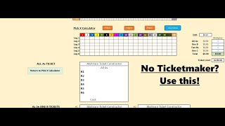 Pick 4, 5, 6 Calculator (Similar to DRF Ticketmaker) - Free Horse Racing Bet Tracker & Betting Tools screenshot 5