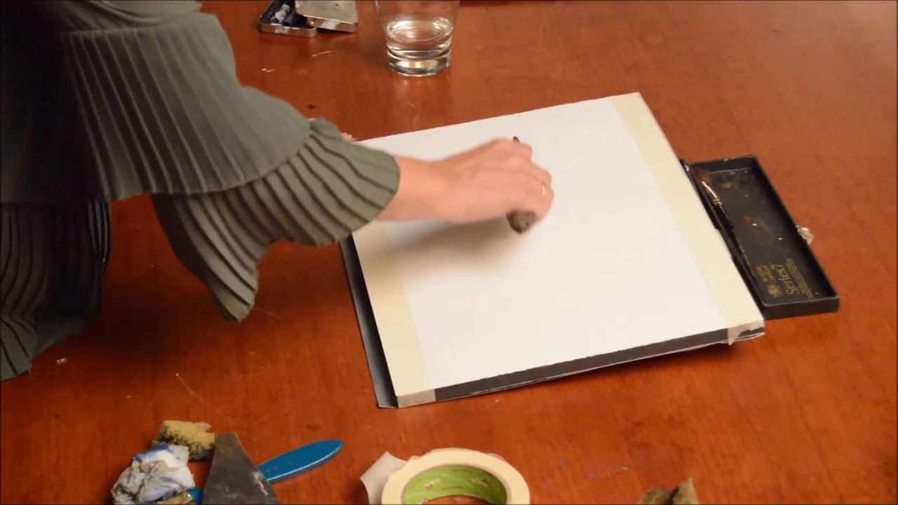 DEMOSTRACIÓN IDOIA LASAGABASTER   ASOCIACIÓN DE ACUARELISTAS DE GUADALAJARA