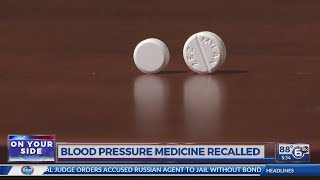 Blood pressure medicine recalled