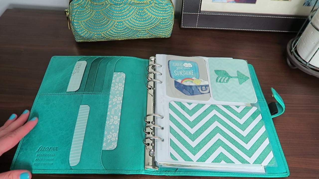 Filofax Setup A5 Aqua Lockwood 2017 YouTube filofax-setup-a5-aqua-lockwood-2017-youtube
