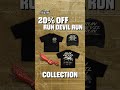 Grab 20% off all Run Devil Run products in the Crowder General Store TODAY ONLY!
