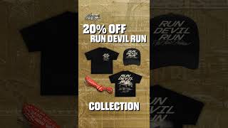 Grab 20% off all Run Devil Run products in the Crowder General Store TODAY ONLY!