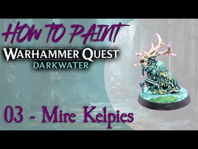Figurine Warhammer Kelpie - Darkwater / Aigue Sombres (Warhammer Quest) - Détachée, Comme Neuf