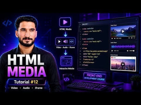 Learn HTML Video, Audio & iframe Tags | HTML Media Tutorial for Beginners | Pashto
