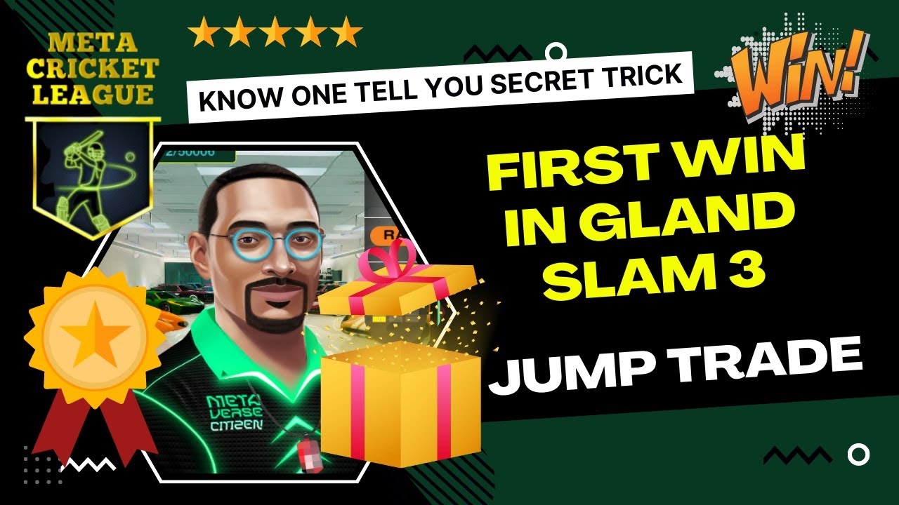 First Win in Grand Slam 3 || Jump Trade Cricket NFT Game || World First Cricket Play to Earn Game
