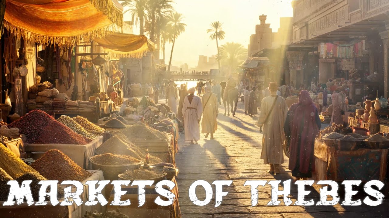 AMBIENT EGYPTIAN MARKET MUSIC | MARKETS OF THEBES | ALBERTHOR MUSIC
