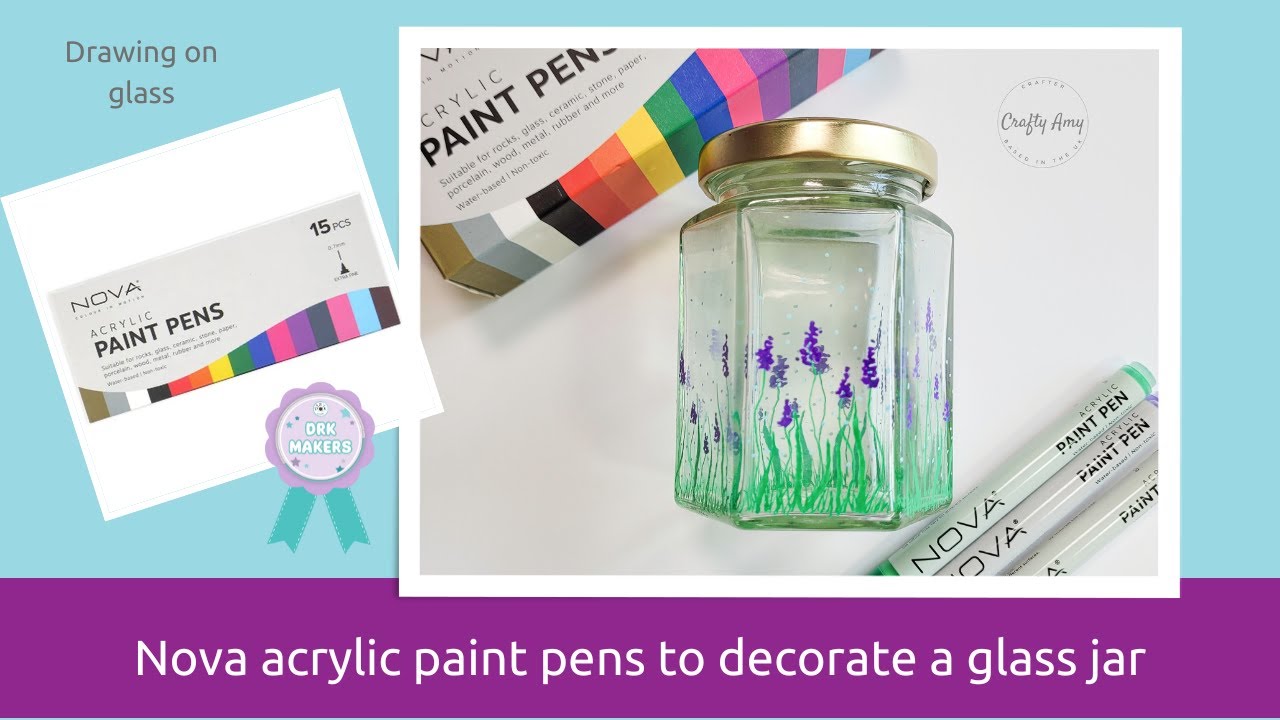 Nova paint pens on glass YouTube