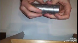 Cryptex in Aluminium