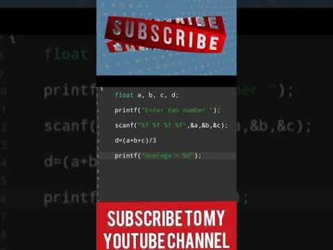 C program to