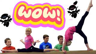 🔥 Rapazes contra Raparigas na Ginástica Artística Feminina! Ninja Kidz TV | Ninja Kidz