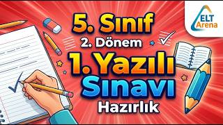 5. Sınıf İngilizce 2. Dönem 1. Yazma Sınavına Hazırlık