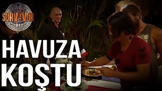 Sabriyeye Acılı Şaka Bir Anda Havuza Koştu Survivor 2017