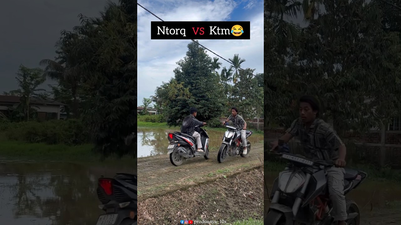 Ntorq VS Ktm😂 #comedy #funnyvideos #funny #comedy