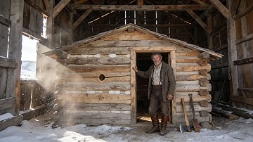 Neighbors Laughed When He Built A Cabin Inside An Old Barn—Until It Kept His Home 35 Degrees Warmer