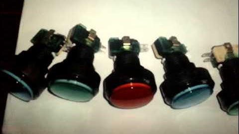big illuminated arcade push buttons