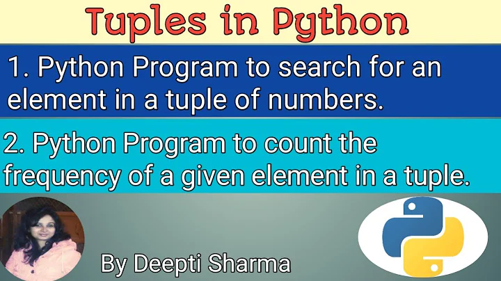 Python program to search for an element  and to count frequency of an element in a tuple | CS XI