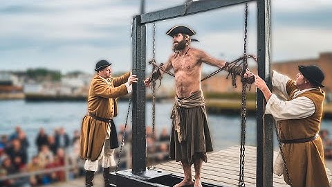 De meest angstaanjagende piratenexecutie in de Britse geschiedenis | Twee keer opgehangen en jare...