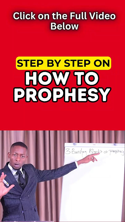HOW TO PROPHESY STEP BY STEP -DON'T MISS THIS #mizmzwakhetancredi #prophesy #prophecy #howtoprophesy