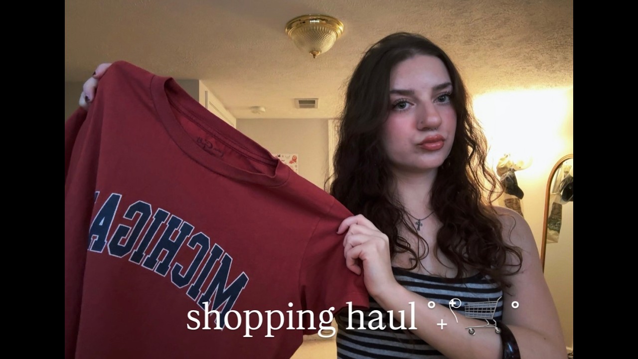 shopping haul/road trip ⛰︎ ོ ༄