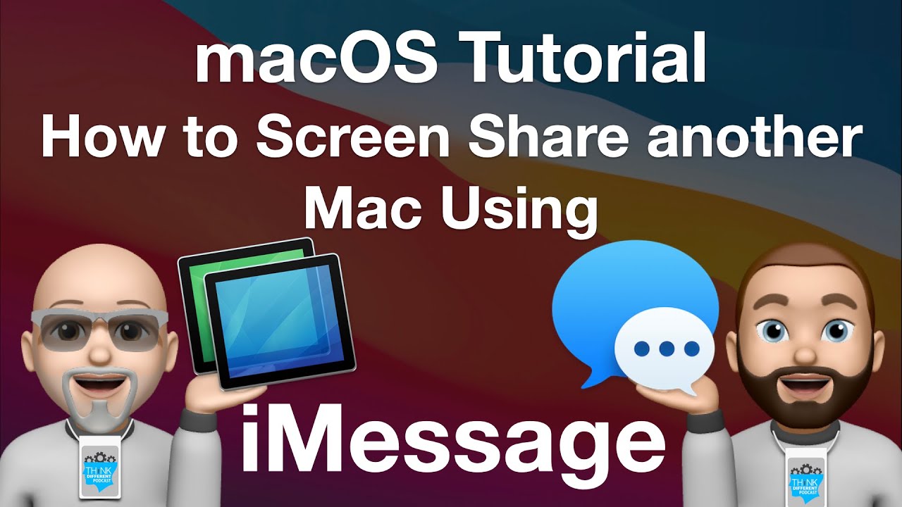 Apple Screen Sharing with iMessage - YouTube
