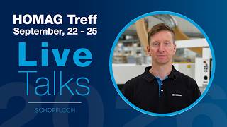 Live Talk “Rethinking Cutting' at September 23, 2026 - Save the Date now | #homag