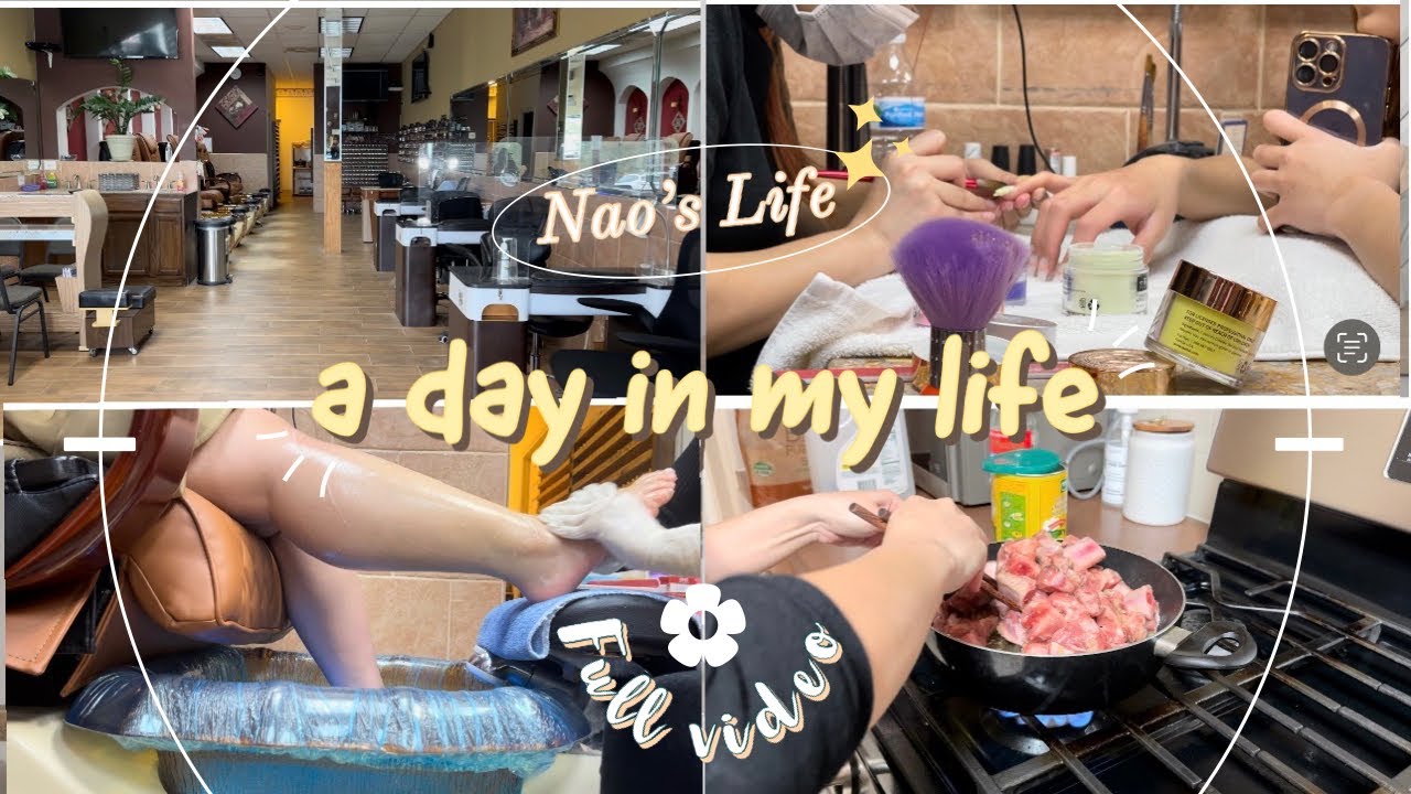 #05 Một ngày làm việc của gia đình 9x tại Mỹ, tâm sự mỏng về cuộc sống làm nails - Full | NAO Family