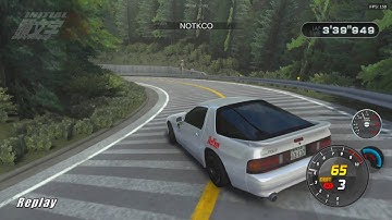 Akagi Uphill Specialist Run in FC RX7 || Initial Unity