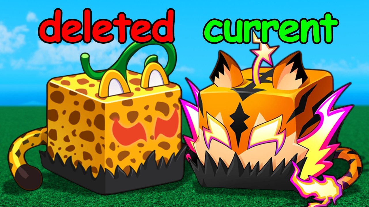 Blox Fruits Vs Their DELETED Versions