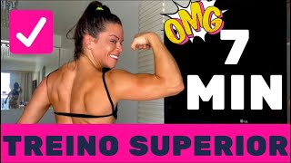 7-MINUTE UPPER BODY WORKOUT 💪🏻🔥 that you can do anywhere!
