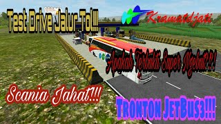 Test Drive JetBus 3 Tronton!!!(Bus Simulator Indonesia) | Trip report Kramat Djati JetBus3 Tronton screenshot 3