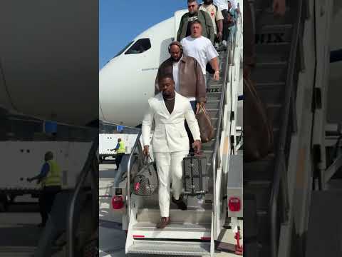 Touched down in