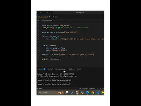 Build Your First LangChain App with Groq LLMs