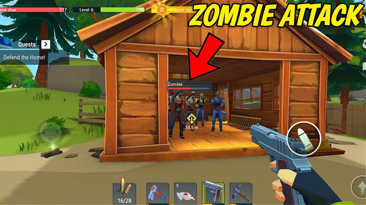 TEGRA ZOMBIES SURVIVAL 2 ZOMBIE ATTACK MY HOUSE OneClue Gaming YouTube