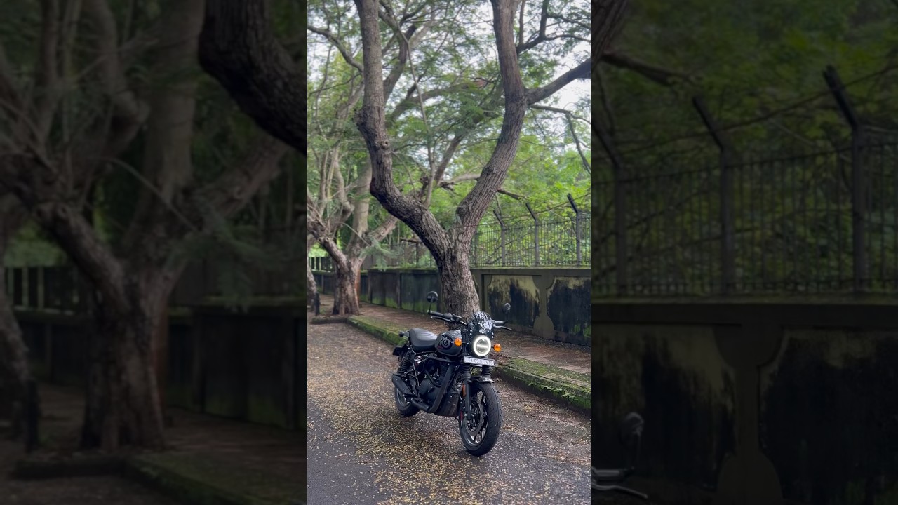 Royal Enfield Hunter 350 Dapper Grey Modified 