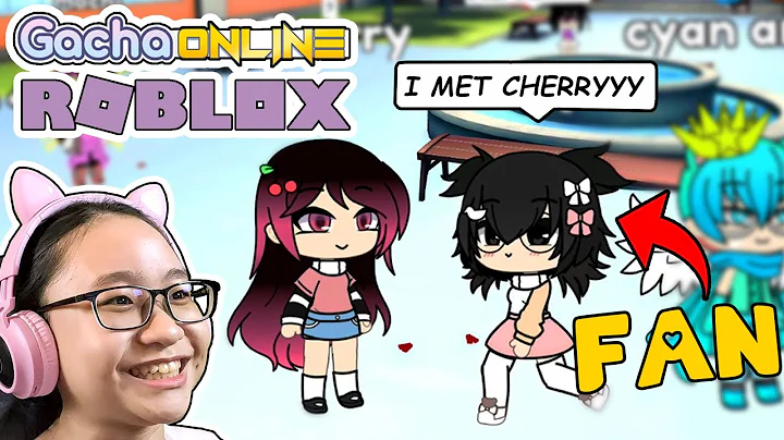 Gacha Online in Roblox - I met a FAN!!!