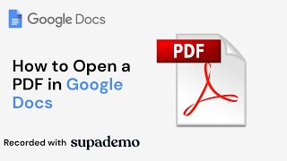 How to Open a PDF in Google Docs