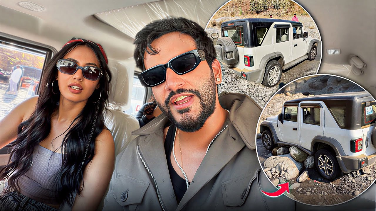 Off-Roading krte hue Thar crash hogyi😱