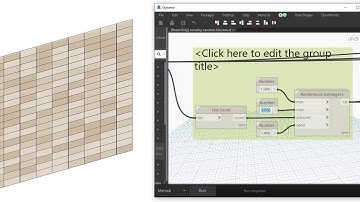Facade tiles random color