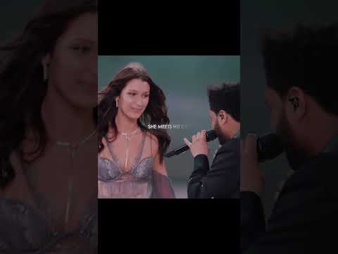 Bella Hadid Meets The Weeknd Paris Victoria S Secret Fashion Show 2016 Runway Model Bellahadid