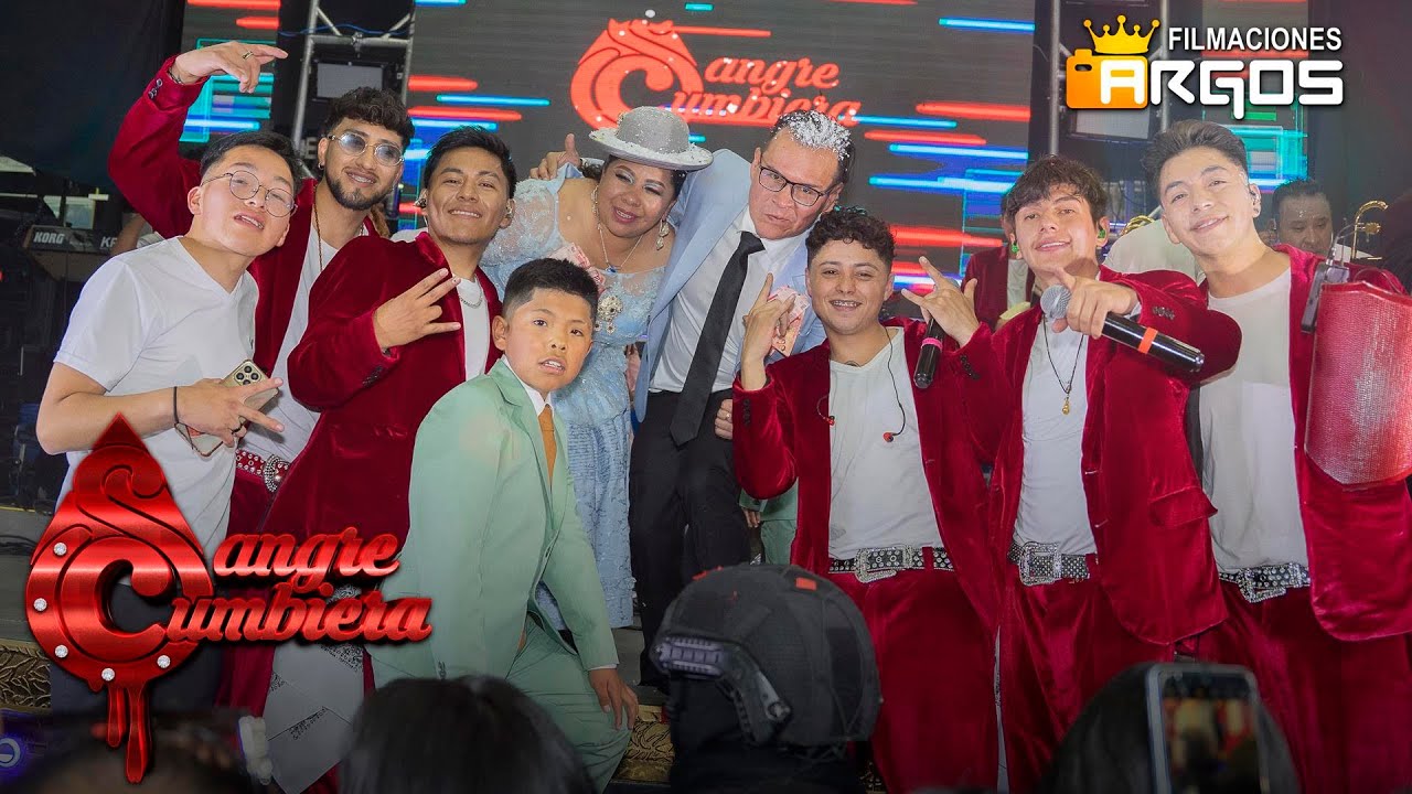 Sangre Cumbiera en vivo - Sr. de Exaltación, Niño de Praga y Virgen de Dolores. 📸Argos Producciones📀