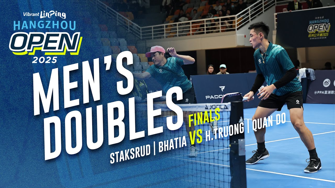 Стаксруд/Бхатиа против Чыонг/До - Финал мужского парного разряда | Vibrant Linping Hangzhou Open ...