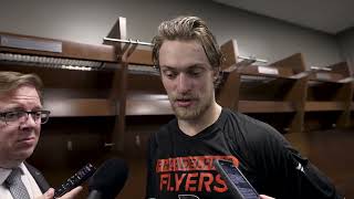Famous 1/3 PHI vs. EDM Postgame: Travis Sanheim Net Worth